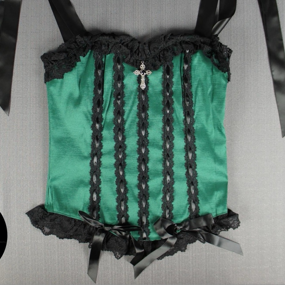 Dolls Kill, Green, Women Corset, New